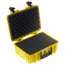 B&amp;W International Type 4000 Yellow Outdoor Case With Si Foam, Yellow, Medium 4000/Y/SI