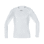 GOREWEAR Mens M WINDSTOPPERR Base Layer Long Sleeve Shirt in Light Grey/White Medium Slim fit A9B8464B, 100323-9201-L