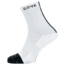GOREWEAR M Mid Socks in White/Black 8-9.5 CED4249A, 100229-0199-L