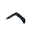 Bakcou Knife by Outdoor Edge, Japanese 420J2 Stainless, Black-Oxide Coating, 9503929662782