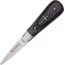Baladeo Laguiole Oyster Knife, Type Nautical, Overall 6.375in, Blade 2.625in L SS Steel L Standard Edge, Handle Wood, Dark Gray Handles With Forged Bolster, Boxed, Gray, DUB097