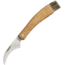 Baladeo Mushroom Knife Zebra Wood Folding Knife,2.75in,Stainless Steel,Standard Edge,Brown,Zebra Wood Handle BALECO029