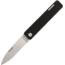 Baladeo Papagayo Black Folder Folding Knife,2.875in,420 Steel,Black TPE Plastic Handle BALECO350