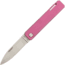 Baladeo Papagayo Pink Folder Folding Knife,2.875in,420 Steel,Pink,TPE Plastic Handle BALECO354
