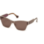 Balenciaga BA0095 Sunglasses - Gold Frame Color, Brown Lens Color