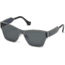 Balenciaga BA0095 Sunglasses - Shiny Light Ruthenium Frame Color, Smoke Mirror Lens Color