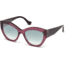 Balenciaga BA0103 Sunglasses - Shiny Bordeaux Frame Color, Smoke Mirror Lens Color
