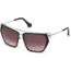 Balenciaga BA0105 Sunglasses - Black Frame Color, Gradient Bordeaux Lens Color