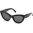 Balenciaga BA0129 Sunglasses - Black Frame Color, Smoke Lens Color