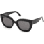 Balenciaga BA0130 Sunglasses - Shiny Black Frame Color, Smoke Lens Color