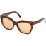 Balenciaga BA0132 Sunglasses - Blonde Havana Frame Color, Brown Lens Color