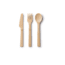 Bambu Bamboo Knife, Fork Spoon Set, Natural, Natural, 7 1/4in, 054600