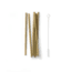 Bambu Bamboo Straws Set of 6, Natural, Natural, 8 1/2in, 056570