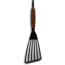 Barebones Cowboy Grill Fish Spatula, Stainless Steel, Natural Walnut, CKW-467