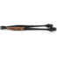 Barebones Cowboy Grill Tongs, Stainless Steel, Natural Walnut, 16 L x 4.5 W x 1.5 H inches, CKW-462