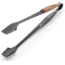 Barebones Cowboy Grill Tongs, Stainless Steel, Natural Walnut, 16 L x 4.5 W x 1.5 H inches, CKW-462