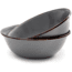 Barebones Enamel Bowl Set - Set of 2, Slate Gray, CKW-357