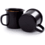 Barebones Enamel Espresso Cup Set, Charcoal, CKW-344