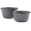 Barebones Enamel Mixing Bowl Set, Slate Gray, CKW-378
