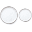 Barebones Enamel Salad Plate - Set of 2, Eggshell, 8in, CKW-392