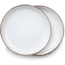 Barebones Enamel Salad Plate - Set of 2, Eggshell, 8in, CKW-392