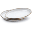 Barebones Enamel Salad Plate - Set of 2, Eggshell, 8in, CKW-392