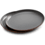 Barebones Enamel Salad Plate - Set of 2, Slate Gray, 8in, CKW-374