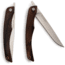 Barebones Folding Knife Set - Set of 2, 50CR15 Stainless Steel Blade, Hardwood Handle, CKW-362