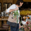 Barebones Neelum Market Tote Bag, Khaki, STC-718