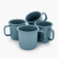 Barebones Rolled Enamelware Mug Set, CKW-1061