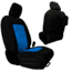 Bartact Front Seat Covers for a 2019 plus Jeep Gladiator, Black/Blue, JTTC2019FPBU