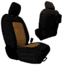 Bartact Front Seat Covers for a 2019 plus Jeep Gladiator, Black/Coyote, JTTC2019FPBC