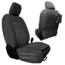 Bartact Front Seat Covers for a 2019 plus Jeep Gladiator, Graphite/Graphite, JTTC2019FPGG