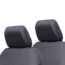 Bartact Jeep Front Headrest Covers 2018 plus Wrangler JLU, Graphite, JLHR2018FPG