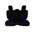 Bartact Jeep JLU Fold Down Armrest Seat Covers Rear Split Bench 2018 plus Wrangler 4 Door Tactical Series, Black/Navy, JLSC2018RFBT