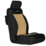 Bartact Jeep Seat Covers Front 2011-2012 Wrangler JK/JKU Tactical Series SRS Air Bag And Non Compliant, Black/Khaki, JKTC1112FPBK