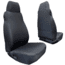 Bartact Jeep TJ Seat Covers Rear Bench 2003-2006 Wrangler TJ Baseline Performance, Graphite, TJBC0306RBG