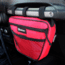 Bartact Jeep Wrangler Dash Bag Passenger f/ Grab Handle, Dash Bag Fabric, Red, XXDHBFR