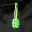 Bartact Paracord Zipper Pull w/ Key Ring, Set of 5, Gecko Neon Green, XXPZ5L