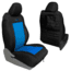 Bartact Tacoma Rear Bench Seat Covers 13-15 Toyota Tacoma Double Cab, Tactical Series, Black/Blue, TRAC0508FPBU