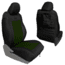 Bartact Tacoma Rear Bench Seat Covers 13-15 Toyota Tacoma Double Cab, Tactical Series, Black/Olive Drab, TRAC0508FPBO