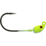 Bass Assassin 5/0 Spring Lock Jigheads, 1/8 oz, Hook 5/0, 3 per Pack, Chartreuse Flash, 1/8 oz, SLJA76005