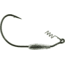 Bass Assassin 5/0 Swim Hooks, 3/16 oz , Hook 5/0, 3 per Pack, Clear/Silver Glitter, 3/16 oz, SWIM16185