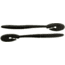 Bass Assassin BANG Lures Ding Dong, 6in, 15 per Pack, Black/Red Glitter, 6, DDW57419
