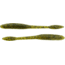 Bass Assassin BANG Lures Litl Tapper, 4.5in, 12 per Pack, Green Pumpkin Bluegill, 4.5, TO83579