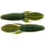 Bass Assassin BANG Lures Skunk Ape, 4.25in, 7 per Pack, Green Pumpkin Blue Glitter, 4.25, SKA4432