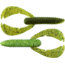 Bass Assassin BANG Lures Woopah Craw, 4in, 7 per Pack, Green Pumpkin/Chart. Silver Glitter, 4, WOO18557
