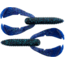 Bass Assassin BANG Lures Woopah Craw, 4in, 7 per Pack, Junebug/Blue Tail, 4, WOO18237