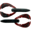 Bass Assassin BANG Lures Woopah Craw, 4in, 7 per Pack, Redbug, 4, WOO18451