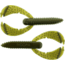 Bass Assassin BANG Lures Woopah Craw, 4in, 7 per Pack, Roadkill, 4, WOO18106